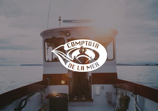 Photo et logo comptoir de la mer