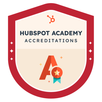 Badge accréditation hubspot